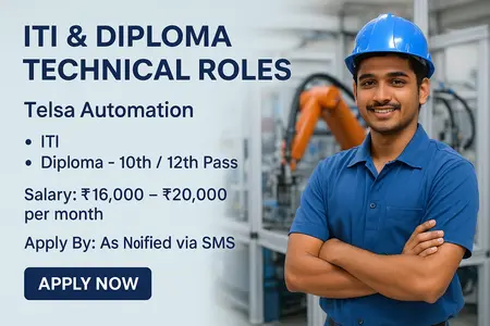 ITI Jobs Chennai Telsa Automation