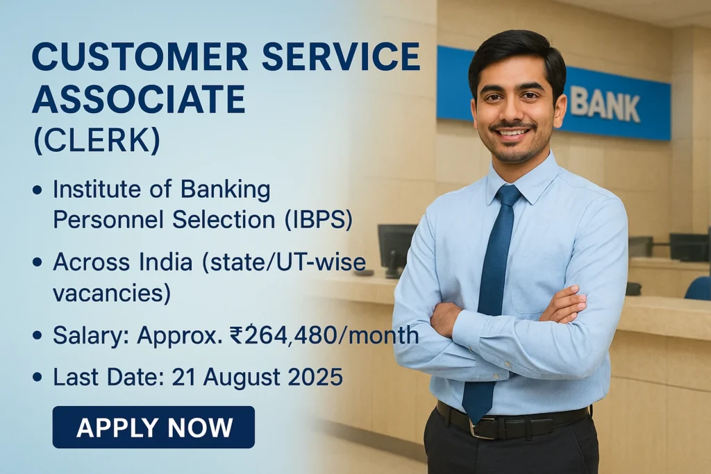 IBPS Clerk Recruitment 2025