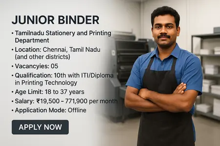 Junior Binder Vacancy 2025