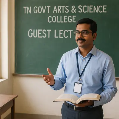 TN Govt Arts & Science College is recruiting Guest Lecturers