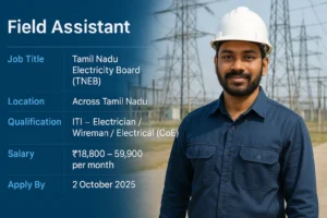Tamil Nadu Electricity Board job opens apply now