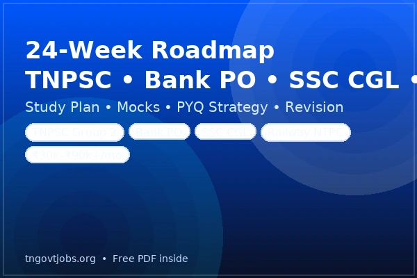 tnpsc bankpo ssc rrb roadmap 24 week salary 600x400